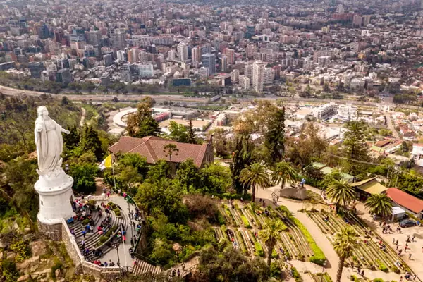 miradores en Santiago